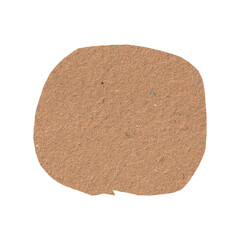  Round Brown Recycled Paper Blob Texture Background