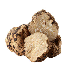 Exquisite Truffle: A close-up shot presents an enticing display of meticulously sliced truffles. These delicacies, renowned for their unparalleled aroma and culinary value.