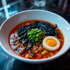 thai noodle soup with shrimp
