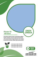 Plants promotional flyer for businesses