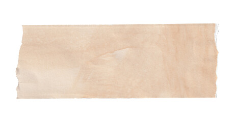 Realistic Ripped Parchment Paper Strip - Washi Tape Style Scrap