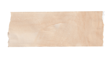 Realistic Ripped Parchment Paper Strip - Washi Tape Style Scrap