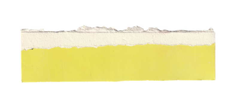 Yellow and White Two-Tone Torn Paper Background