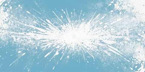 Blue abstract winter holiday background with shining stars and vector snowflake illustration design pattern