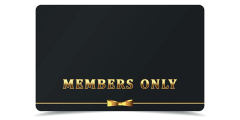 Vip gold card. Luxury texture template design. VIP ticket on black background for invitation, club, award, casino, certificate. Golden exclusive premium card.