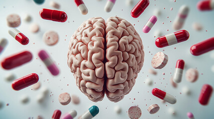Exploring the interaction of the human brain and pharmaceutical capsules
