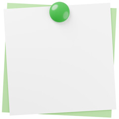 3D背景素材_磁石_紙_緑