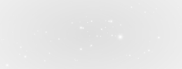 Png magic glitter card with  glow sparkle light confetti party stardust white background