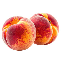 Ripe peaches display vibrant colors, textured skins on a black background