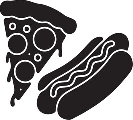 Assortment of various healthy food items presented as a vibrant vector illustration for culinary design