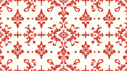 Line geometric seamless pattern. raster copy illustration. Ethnic floral ornament. For interior design, printing, textile industry, invitation card.