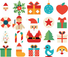 christmas and new year elements
