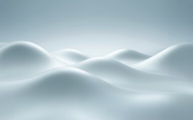 Abstract smooth gentle undulating wave forms Vector
