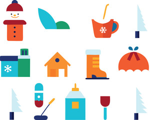 travel and tourism icons set