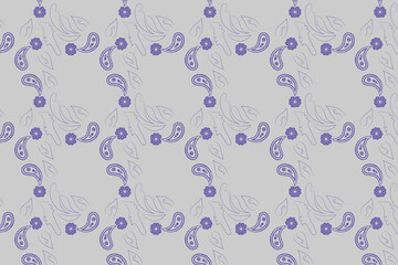 Elegant paisley patterns with ornate linework and muted luxury tones, blending traditional charm with modern organic style for weddings, cultural events, festive decor