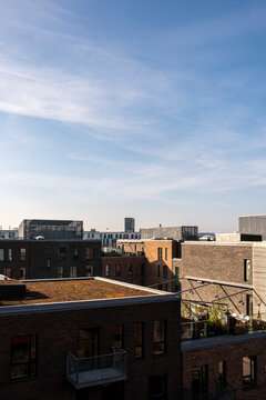 A polished urban landscape composition where architecture, housing, city development and modern design converge in Nordhavn, offering a contemporary Copenhagen commercial visual narrative