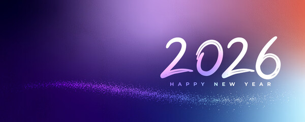 2026 Happy New Year Background