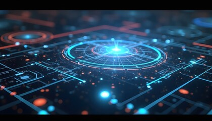 Holographic Sci-Fi Geometry With Bright Plasma Square Structures