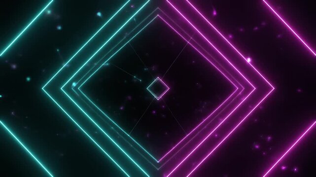 Animated thin geometric lines intersecting to form smooth abstract motion patterns on dark minimal backdrop