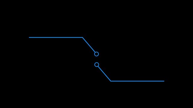 communication and technology arrow with lines and dots. Web concept and Connection.