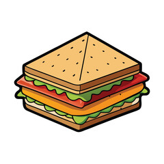 Vector graphic file icon representation for digital design use