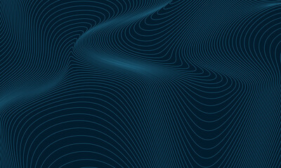 Abstract topographic map with blue lines.