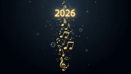 Musical Celebration of the Year 2026 with Golden Notes.