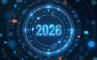 Business target 2026 concept. High quality