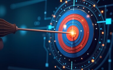 Business target 2026 concept. High quality