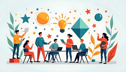 Educational Growth Geometry Using Interconnected Structural Square Elements