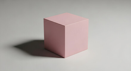 Fototapeta premium 3d render of a red cube