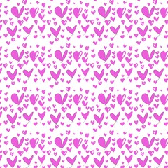 seamless pattern with hearts