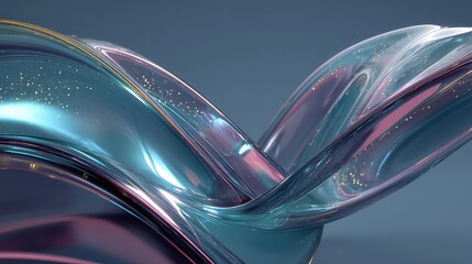 Experience fluidity with this modern iridescent wave of light and color for your brand, evoking futuristic feelings and visual delight in your designs and marketing materials