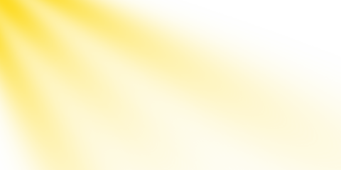 Bright Yellow Abstract Shape with White Steps background isolated on a transparent background