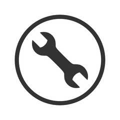 Tool circle icon isolated on transparent background