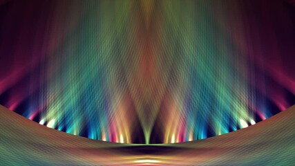 abstract background with rainbow Colorful light waves converge, soft cyan-purple hues, medium composition, elegant abstract mood - Powered by Adobe