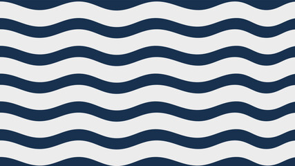 Brutal seamless navy blue and white wave pattern. High-quality nautical background texture.