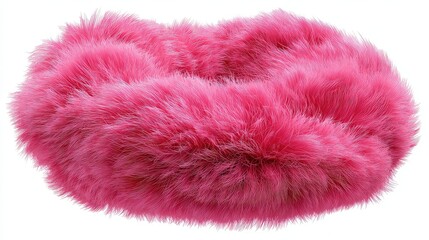 Luxurious pink fur texture creates a vibrant, eye-catching design element perfect for adding a touch of glamour and playful sophistication to your creative projects or designs