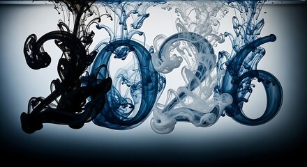 Surreal 2026 Ink Dispersion - A Vision of the Future.