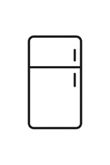 fridge outline vector icon