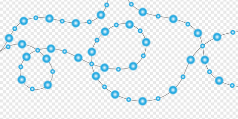 abstract blue network background with dots