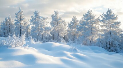 Christmas tree with white snowdrift,snowflakes,snow land,podium with bauble,Christmas theme stage podium mock up for product placement,Happy New Year. Celebrate party,Xmas Poster,web banner,festive.