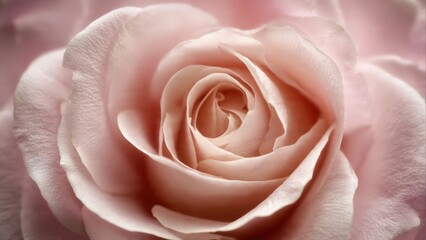 Elegant pink rose close-up for valentine day decoration and design