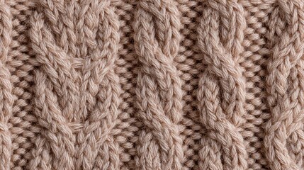 Cozy up with this stunning beige cable knit texture, perfect for adding warmth and a handcrafted touch to your winter designs and branding projects