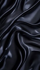 Fototapeta premium Elegant Deep Onyx Drapery with Rich Texture, Perfect for Luxurious Backdrops and Abstract Designs