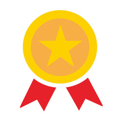 Star Inside Circle Award Medal Achievement Icon