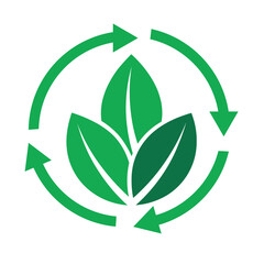 green leaf symbol