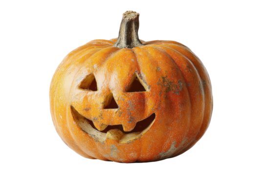 Festive Pumpkin: An intricately carved pumpkin, the embodiment of autumn festivities and the spirit of Halloween, radiating warmth and playful cheer.