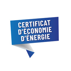 CEE - acronyme - certificat d'économie d'énergie