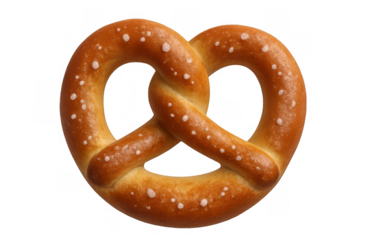 Pretzel, baked soft dough snack, traditional german lye pastry with salt, bavarian food, bread for oktoberfest